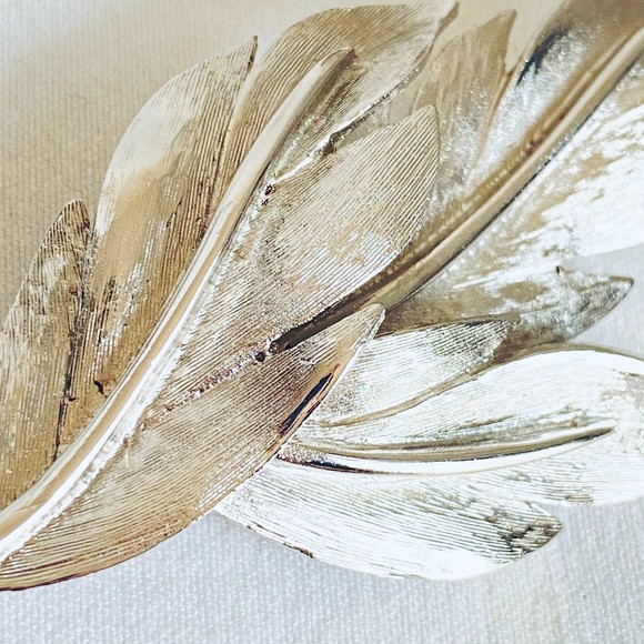 Pastelli Large Silver Tone Leaf Brooch - Picture 2 of 5